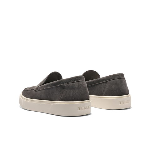 百丽时尚休闲乐福鞋男2025新款秋季舒适厚底一脚蹬懒人鞋A2055CM5