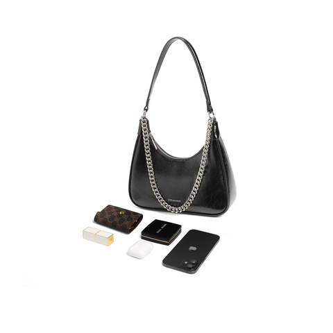 百丽包包女2025夏季新款质感通勤休闲单肩斜挎腋下包BL815BX5