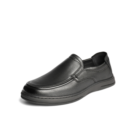 百丽一脚蹬商务休闲鞋男2025新款秋季羊皮革套脚上班皮鞋8TU01CM5