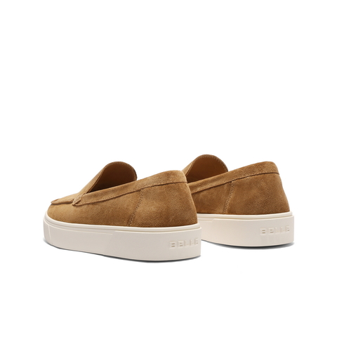 百丽时尚休闲乐福鞋男2025新款秋季舒适厚底一脚蹬懒人鞋A2055CM5