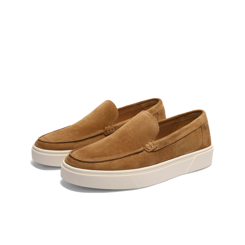 百丽时尚休闲乐福鞋男2025新款秋季舒适厚底一脚蹬懒人鞋A2055CM5