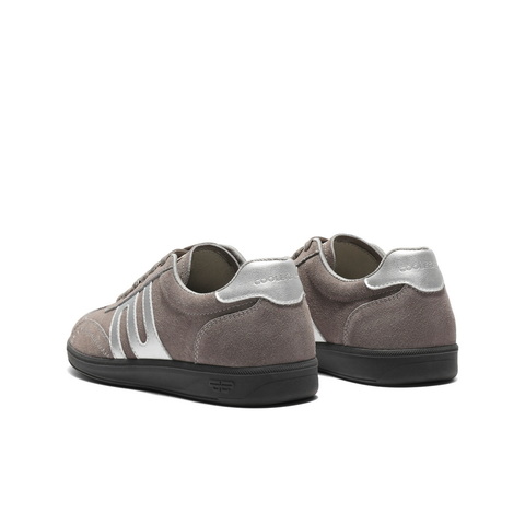 百丽学院风撞色跑道德训鞋女2025秋新商场同款薄底板鞋E2K1DCM5