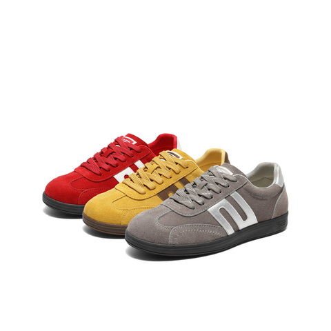 百丽学院风撞色跑道德训鞋女2025秋新商场同款薄底板鞋E2K1DCM5