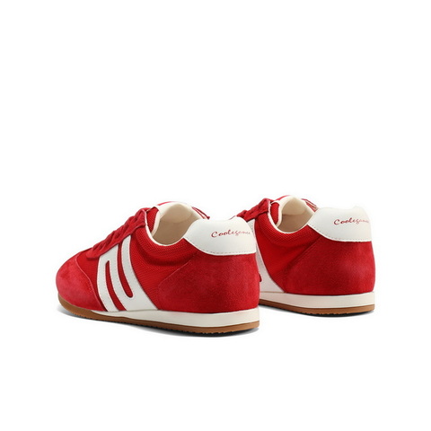 百丽撞色跑道阿甘鞋女2025秋新商场同款舒适薄底休闲鞋E3H1DCM5