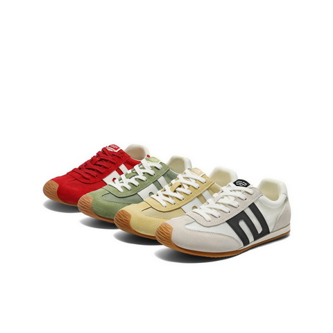 百丽撞色跑道阿甘鞋女2025秋新商场同款舒适薄底休闲鞋E3H1DCM5