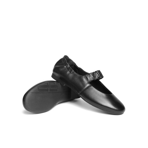 百丽复古软薄底玛丽珍鞋女2025秋新商场同款真皮浅口单鞋E1P1DCQ5