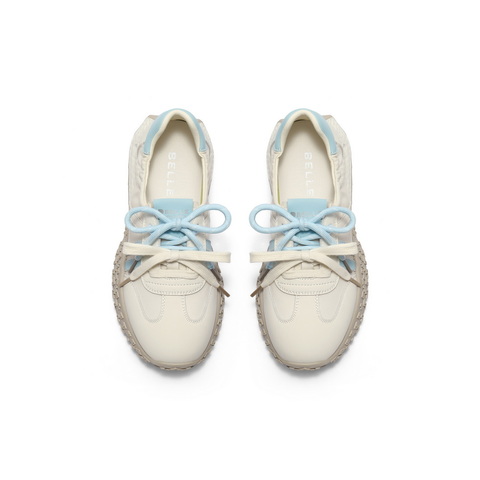 百丽靓丽撞色阿甘鞋女2025秋新商场同款舒适透气休闲鞋E3A1DCA5