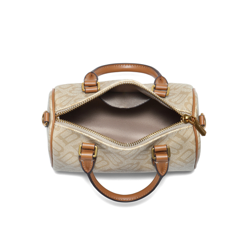 百丽包包女25秋新商场同款复古休闲单肩斜挎手提波士顿包X7368CX5