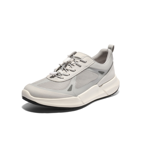 百丽网面透气健步鞋男2025秋季新款轻盈厚底休闲运动鞋A2049CM5