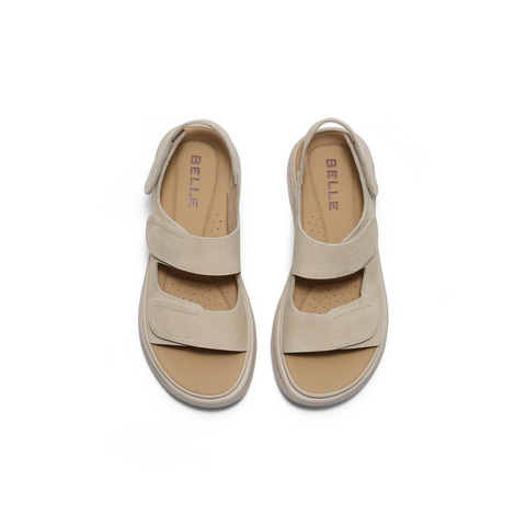 百丽简约休闲勃肯鞋女2025夏新商场同款厚底舒适凉鞋D9J2DBL5