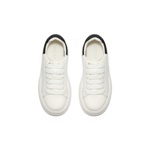 百丽时尚后尾撞色小白鞋女2025秋新厚底增高休闲板鞋B2758CM5