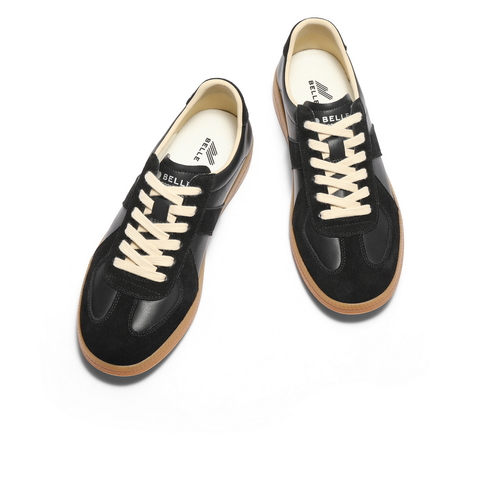 百丽复古潮搭德训鞋男2025新款秋季商场同款休闲运动板鞋8UM01CM5