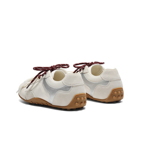 百丽青春撞色德训鞋女2025秋新商场同款时尚薄底休闲鞋E2N1DCM5