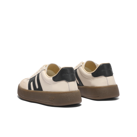 百丽时尚撞色休闲板鞋男2025新款秋季商场同款厚底德训鞋8UD01CM5