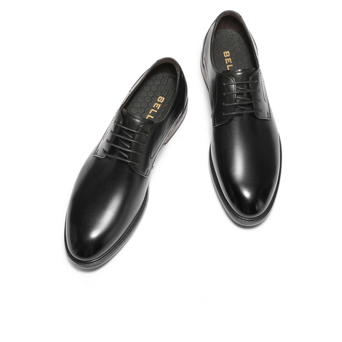 百丽绅士商务正装皮鞋男2025新款秋商场同款牛皮新郎婚鞋8TN01CM5