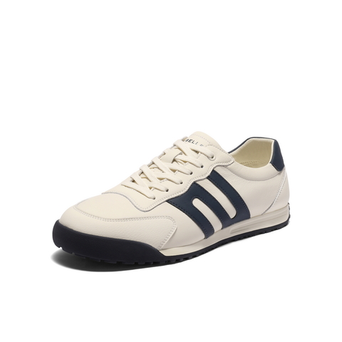 百丽撞色休闲运动鞋男2025新款秋商场同款户外慢跑阿甘鞋8VF01CM5