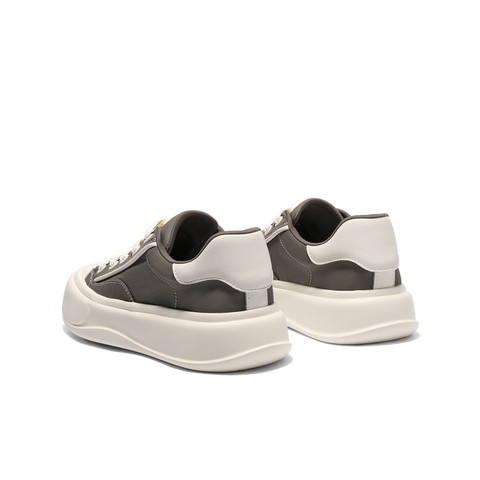 百丽网面透气休闲板鞋男2025新款秋季厚底增高时尚布鞋A2013CM5