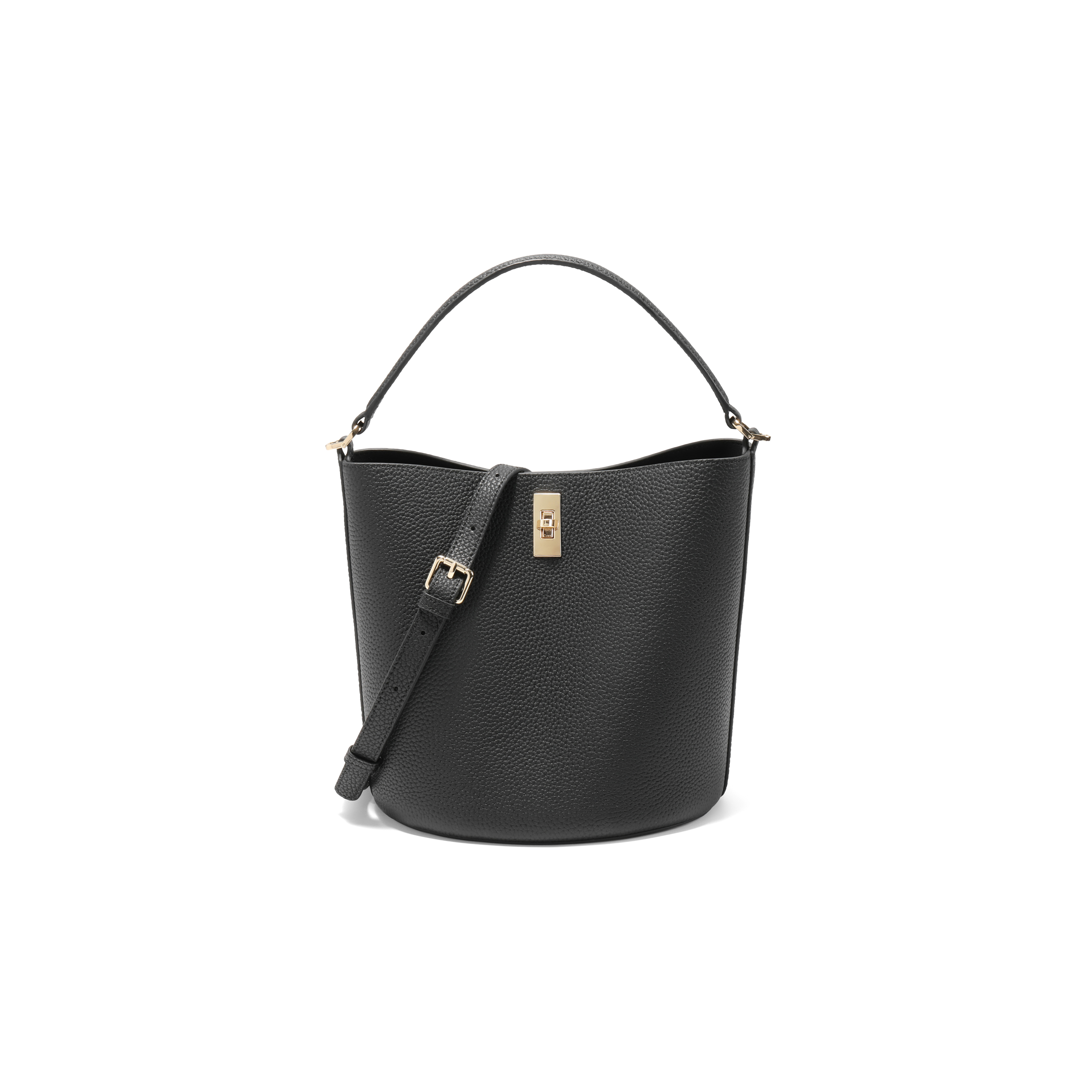 百丽包包女2025新款质感简约休闲百搭单肩斜挎手提水桶包BL812BX5