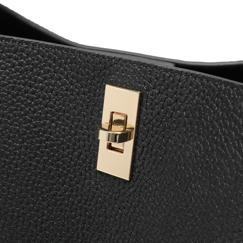 百丽包包女2025新款质感简约休闲百搭单肩斜挎手提水桶包BL812BX5