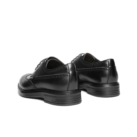 百丽布洛克雕花商务鞋男2025新款秋商场同款牛皮正装皮鞋8TP01CM5