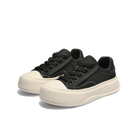 百丽时尚潮搭休闲板鞋男2025新款秋季厚底增高时尚布鞋A2136CM5