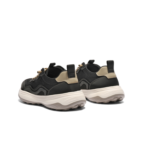 百丽网面透气休闲鞋男2025新款秋商场同款轻盈厚底运动鞋8VJ01CM5