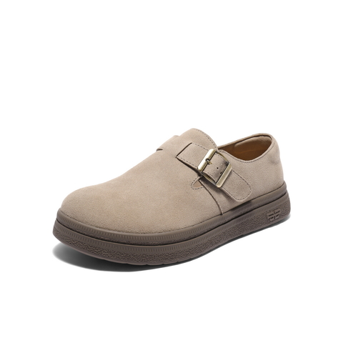 百丽复古全包勃肯鞋男2025新款秋商场同款户外休闲工装鞋8UA01CM5