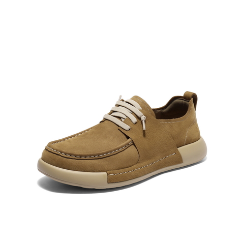 百丽简约舒适休闲鞋男2025新秋商场同款牛皮革户外工装鞋8TZ01CM5