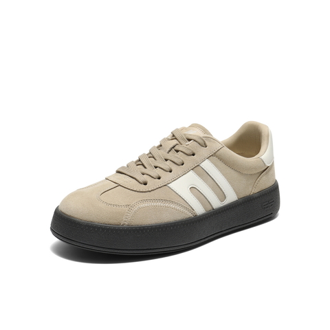 百丽复古潮搭德训鞋男2025新款秋季商场同款厚底休闲板鞋8VB01CM5