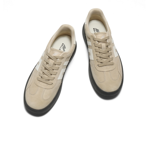 百丽复古潮搭德训鞋男2025新款秋季商场同款厚底休闲板鞋8VB01CM5