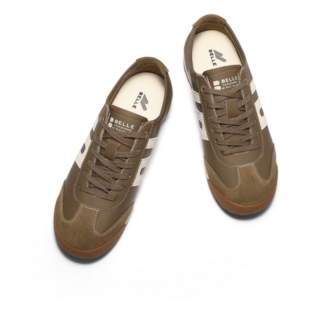 百丽小轻甘休闲鞋男2025秋新商场同款复古德训慢跑阿甘鞋8RG01CM5