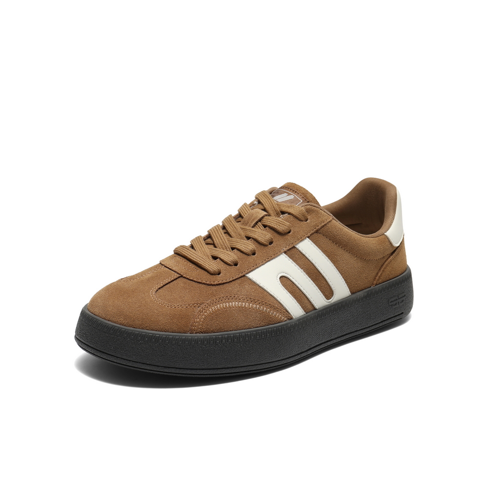 百丽复古潮搭德训鞋男2025新款秋季商场同款厚底休闲板鞋8VB01CM5