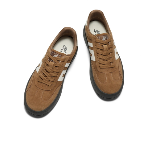 百丽复古潮搭德训鞋男2025新款秋季商场同款厚底休闲板鞋8VB01CM5