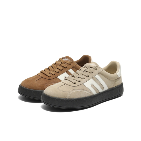 百丽复古潮搭德训鞋男2025新款秋季商场同款厚底休闲板鞋8VB01CM5