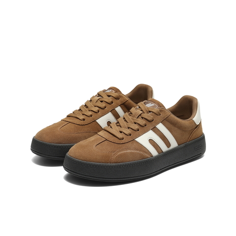 百丽复古潮搭德训鞋男2025新款秋季商场同款厚底休闲板鞋8VB01CM5