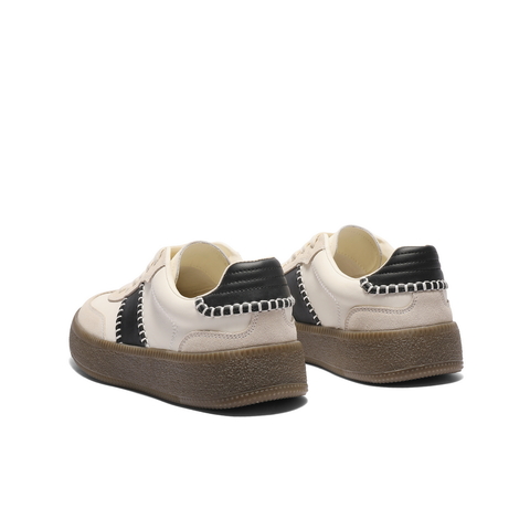 百丽潮搭休闲小白鞋男鞋2025秋新复古运动德训鞋撞色板鞋A2144CM5