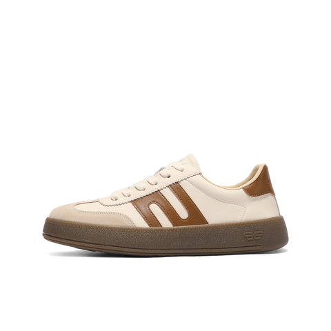 百丽时尚撞色休闲板鞋男2025新款秋季商场同款厚底德训鞋8UD01CM5