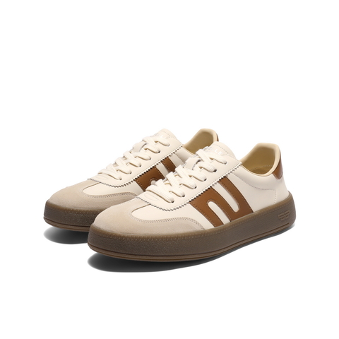 百丽时尚撞色休闲板鞋男2025新款秋季商场同款厚底德训鞋8UD01CM5