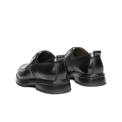 百丽通勤上班皮鞋男2025新款秋商场同款牛皮革休闲商务鞋8TS01CM5