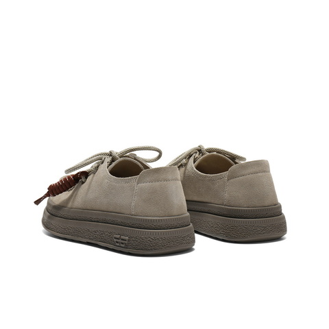 百丽复古串珠勃肯鞋女2025秋新商场同款厚底增高休闲鞋E1R1DCM5