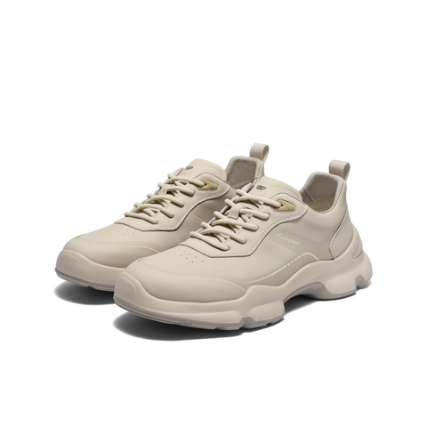 百丽厚底增高健步鞋男2025新款秋商场同款户外休闲运动鞋8VM01CM5