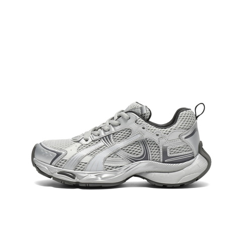 百丽机能风厚底增高老爹鞋女2025秋新透气大网孔休闲鞋B2736CM5