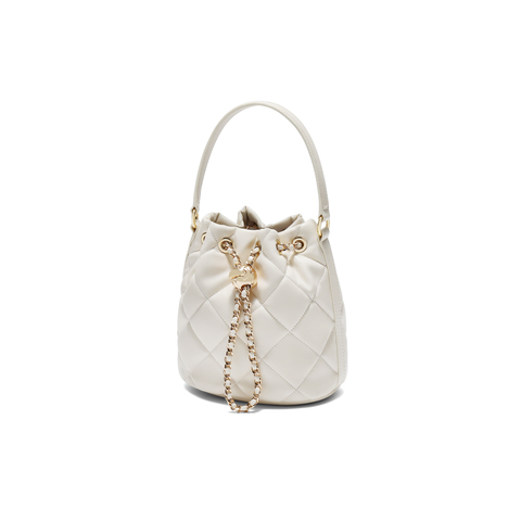 百丽包女2025秋新商场同款休闲小香风单肩斜挎手提水桶包X7403CX5