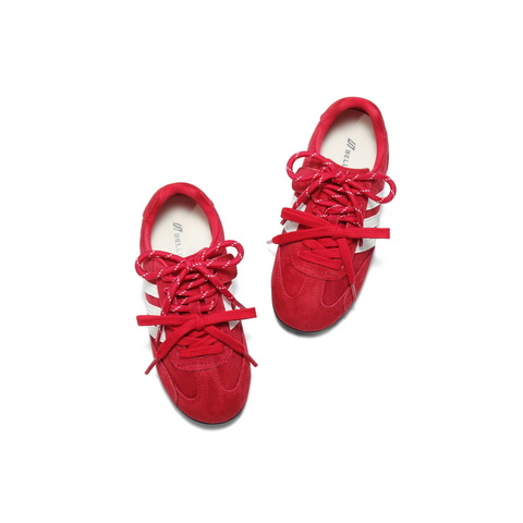 百丽时尚跑道赛车鞋女童2025秋新商场同款舒适薄底德训鞋SMG37C85