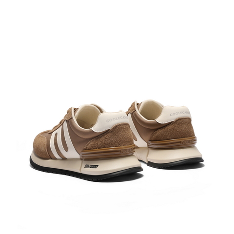 百丽复古休闲运动鞋男2025新款秋商场同款厚底慢跑阿甘鞋8UE01CM5