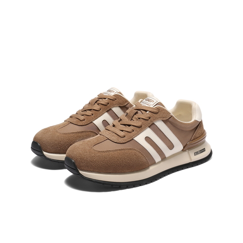 百丽复古休闲运动鞋男2025新款秋商场同款厚底慢跑阿甘鞋8UE01CM5