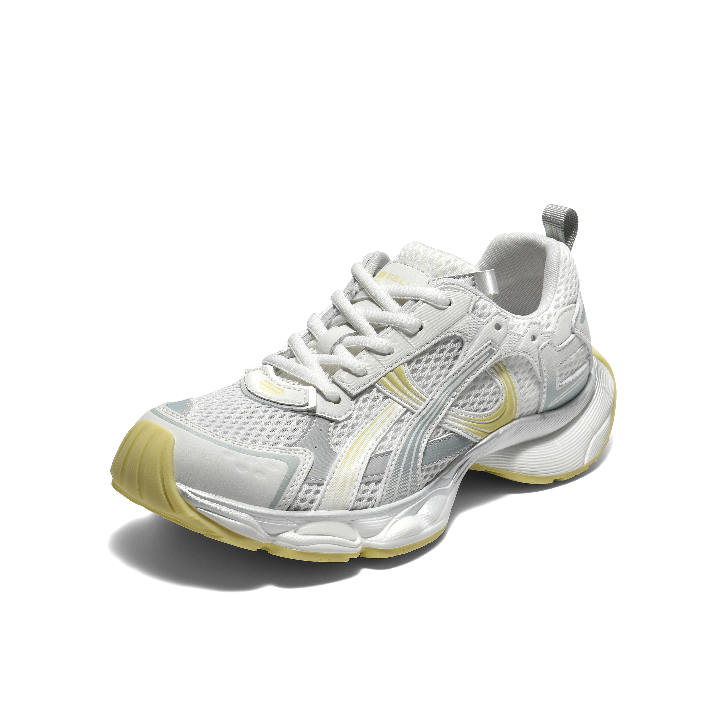 百丽机能风厚底增高老爹鞋女2025秋新透气大网孔休闲鞋B2736CM5