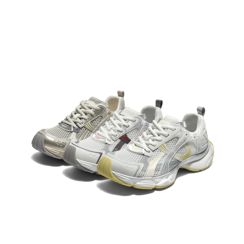 百丽机能风厚底增高老爹鞋女2025秋新透气大网孔休闲鞋B2736CM5