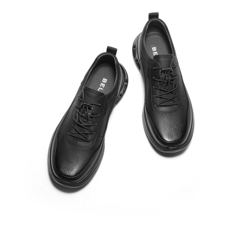 百丽厚底增高健步鞋男2025新款秋商场同款户外休闲运动鞋D1E10CM5