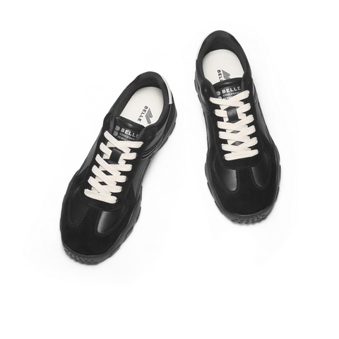 百丽复古潮搭德训鞋男2025新款秋商场同款休闲运动阿甘鞋8VL01CM5